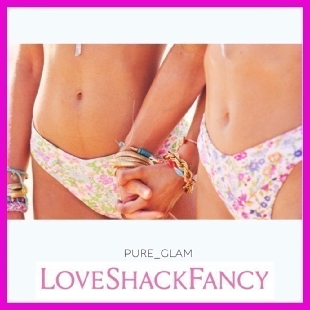 ๐บ NWT LOVESHACKFANCY bikini bottoms floral